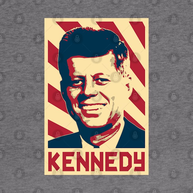Kennedy Retro Propaganda by Nerd_art
